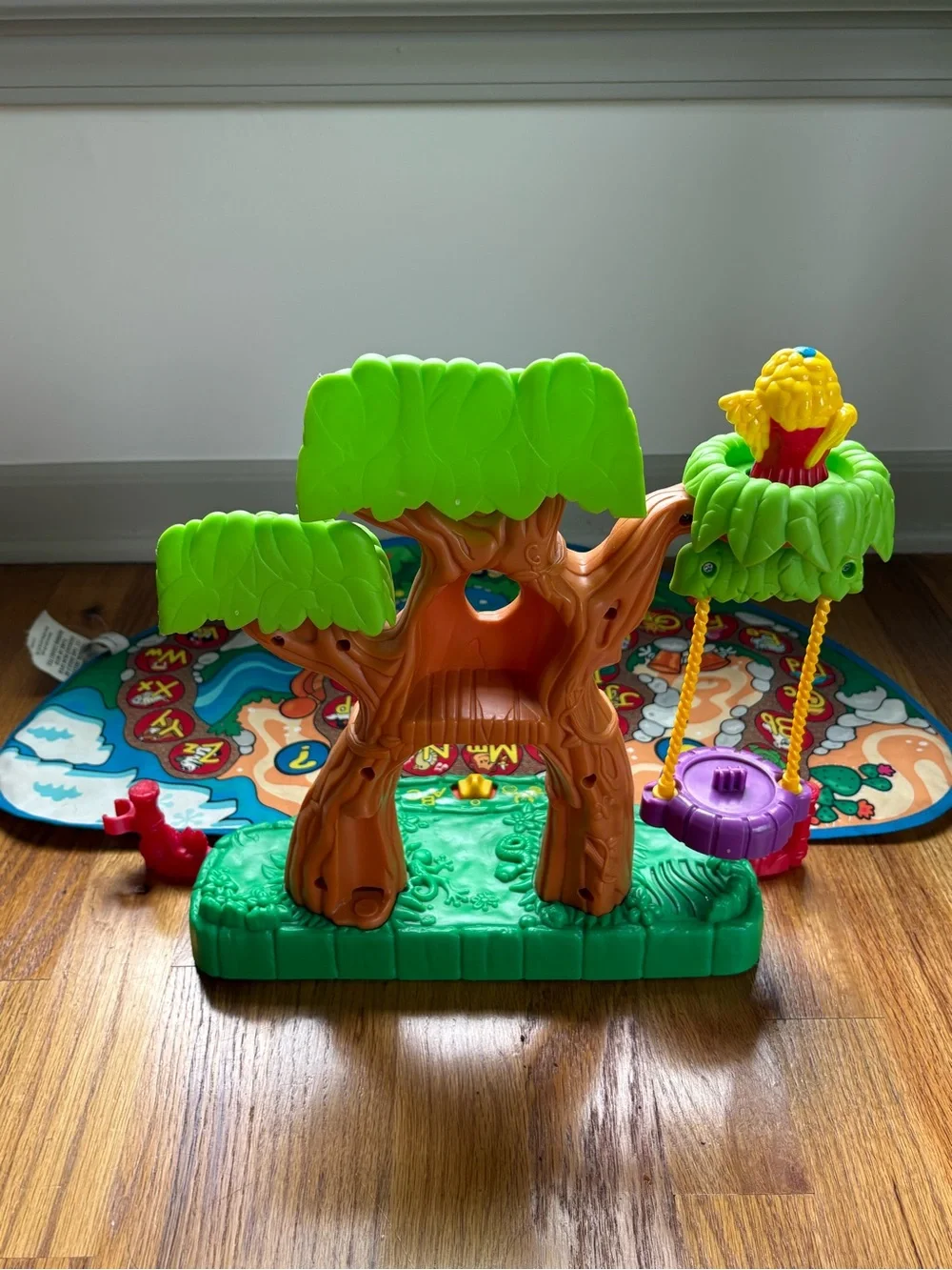 Fisher Price Little People Alphabet Zoo Tree Play Mat Letters Learning/Tested